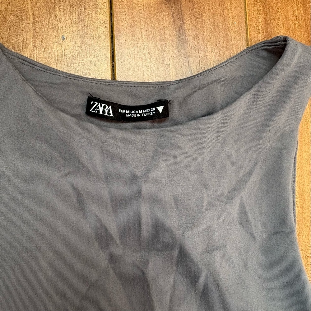 Zara Charcoal Bodysuit - Picture 2 of 2
